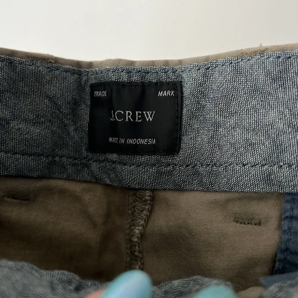 J. Crew Men's Khaki Flat Front Shorts 33 - Picture 4 of 7